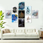 "9-Piece Canvas Wall Decor - Easy Setup"